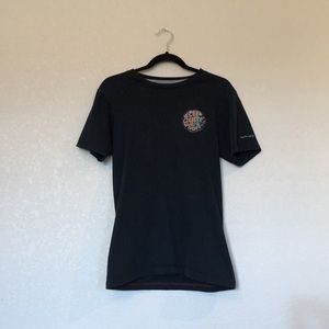 Black Rip Curl Short Sleeve Shirt